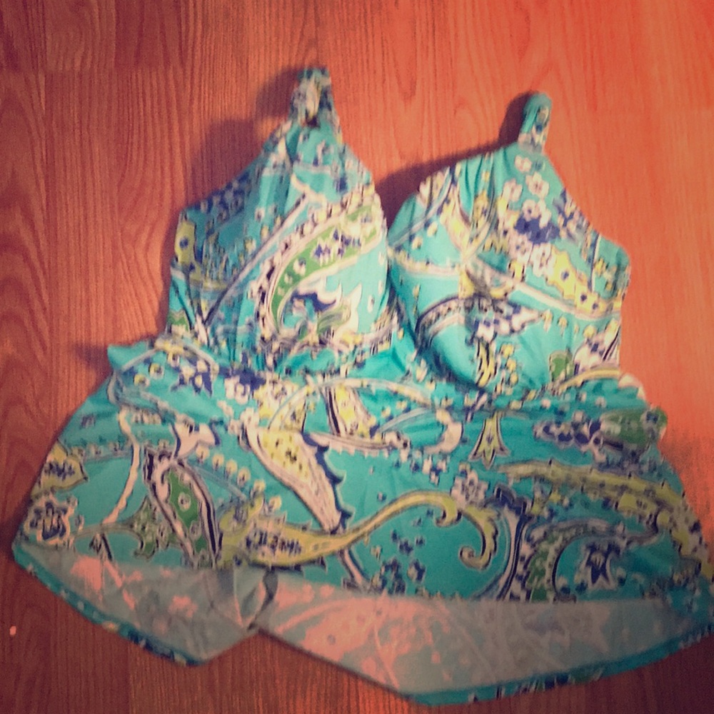 Lane Bryant 42 f tankini bathing suit